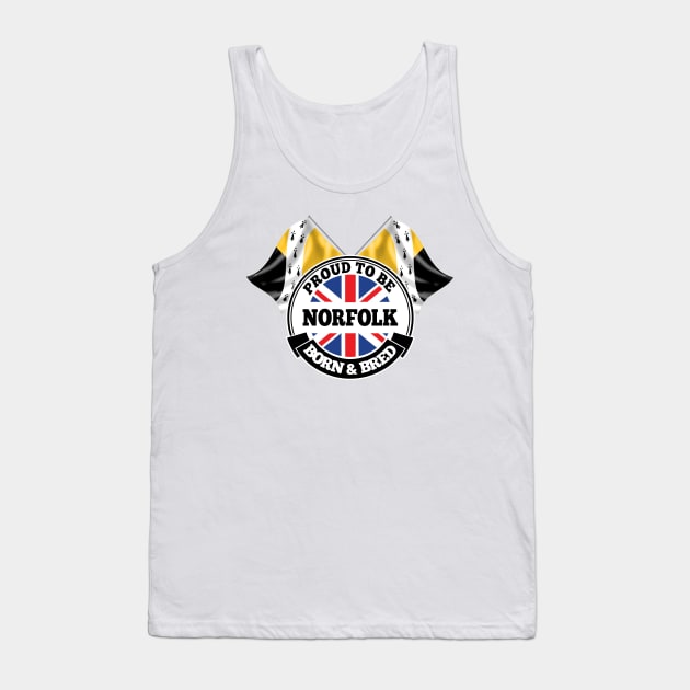 Proud to be Norfolk Born and Bred Tank Top by Ireland